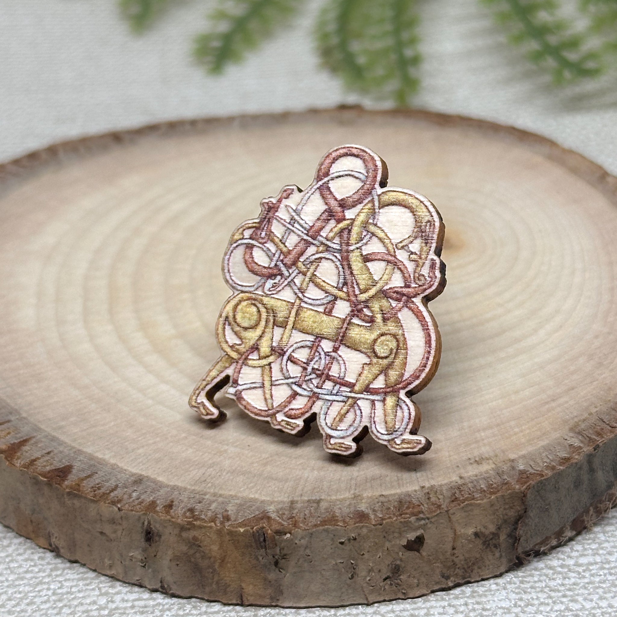 Trä-pins