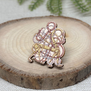 Trä-pins